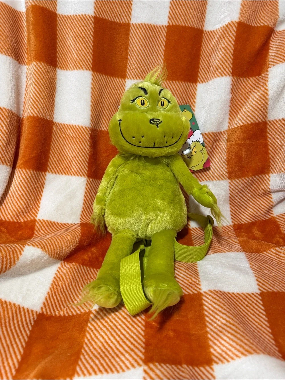 The Grinch Plush Backpack- Brand new with tags